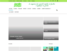 Tablet Screenshot of jardin-pratique.fr